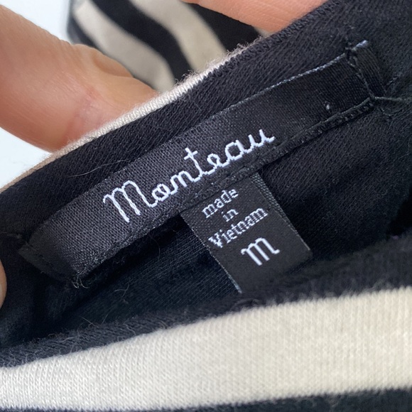 Striped peplum top - Picture 4 of 4